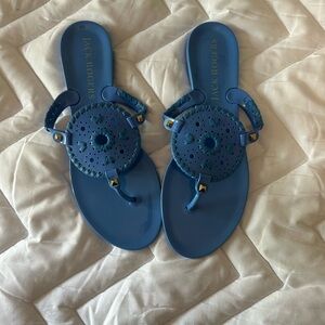 Jack Rogers Navy Blue Thong Sandals